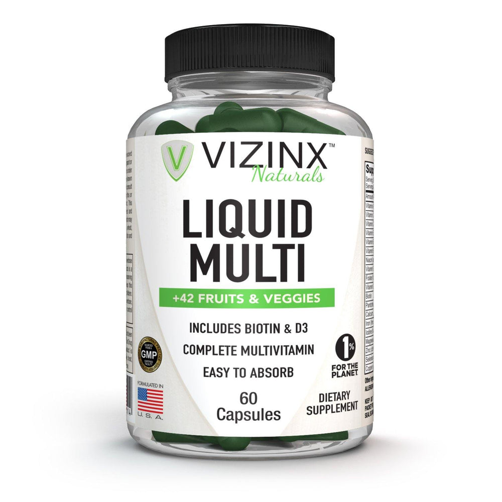 Liquid Multi - Complete MultiVitamin - 60 Capsules - VIZINX