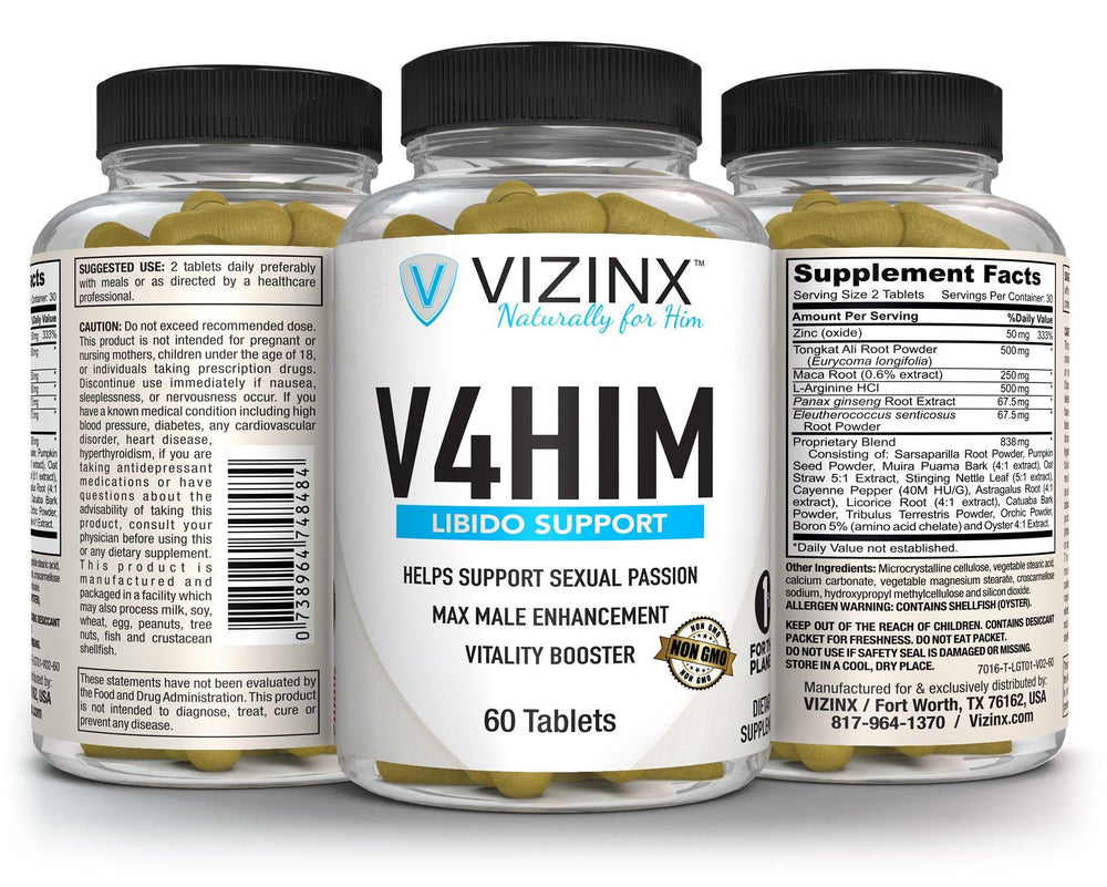 V4HIM Male Performance Enhancement Supplement - VIZINX
