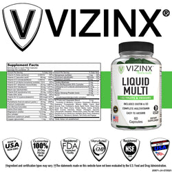 Liquid Multi - Complete MultiVitamin - 60 Capsules