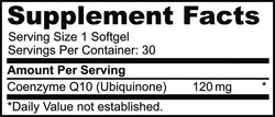 CoQ10 120MG - 30 Softgels - VIZINX