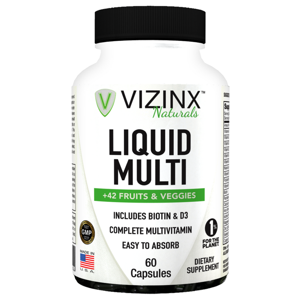 Liquid Multi - Complete MultiVitamin - 60 Capsules - VIZINX