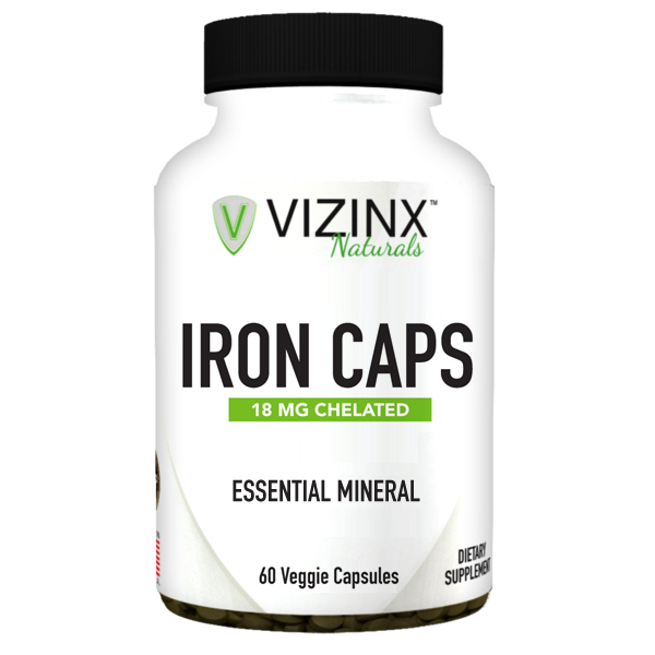 Iron Caps 18 mg 60 Veggie Capsules - VIZINX