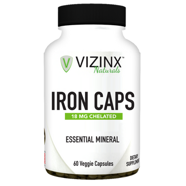 Iron Caps 18 mg 60 Veggie Capsules - VIZINX